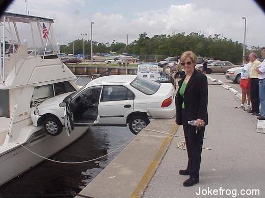 Carro no Barco